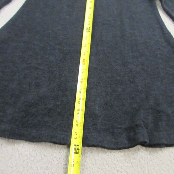 Reformation Womens‎ Crewneck Sweater size S Blue Flare Hem Pullover - Picture 8 of 11